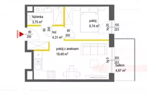 Mieszkanie dwupokojowe 30,00 m², Warszawa, Włochy, Łopuszańska, Sprzedaż