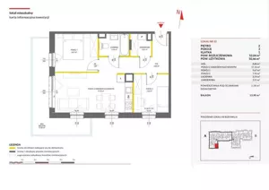 Mieszkanie dwupokojowe 53,00 m², Warszawa, Białołęka, Mańkowska, Sprzedaż