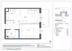 Mieszkanie dwupokojowe 45,00 m², Warszawa, Białołęka, Mirabelki, Sprzedaż