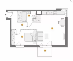 Mieszkanie dwupokojowe 50,00 m², Warszawa, Włochy, Popularna, Sprzedaż