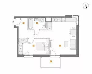 Mieszkanie dwupokojowe 49,00 m², Warszawa, Włochy, Popularna, Sprzedaż