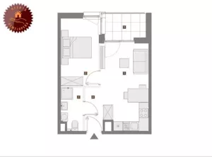 Mieszkanie dwupokojowe 36,00 m², Warszawa, Targówek, Wierna, Sprzedaż