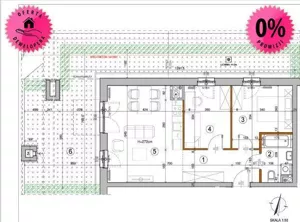 Mieszkanie trzypokojowe 53,42 m², Warszawa, Rembertów, Chełmżyńska, Sprzedaż