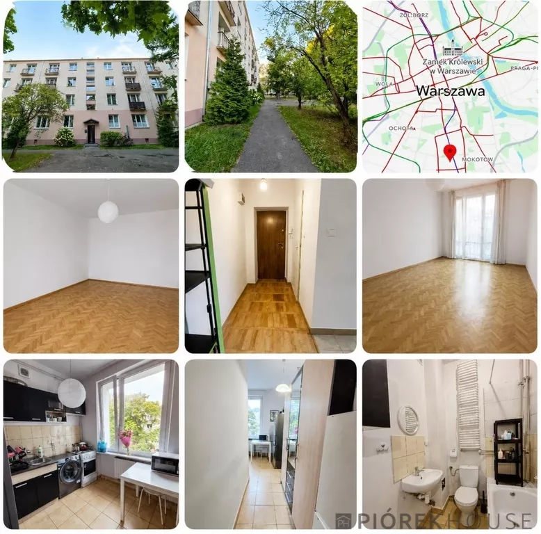 1 pokój, apartament 34,79 m², piętro 2, oferta nr , 90963/6624/OMS, Warszawa, Mokotów, Mokotów, Jana Bytnara "Rudego"