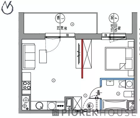 1 pokój, mieszkanie 36,46 m², piętro 1, oferta nr , 90627/6624/OMS, Warszawa, Ursus, Ursus, Silnikowa