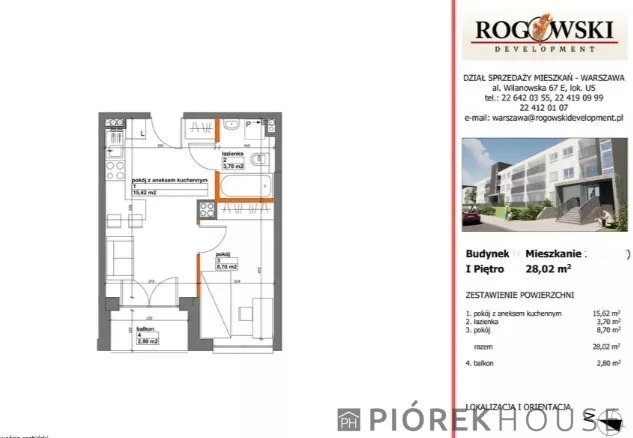 2 pokoje, mieszkanie 28,00 m², piętro 1, oferta nr , 91459/6624/OMS, Warszawa, Białołęka, Białołęka, Konik Polny