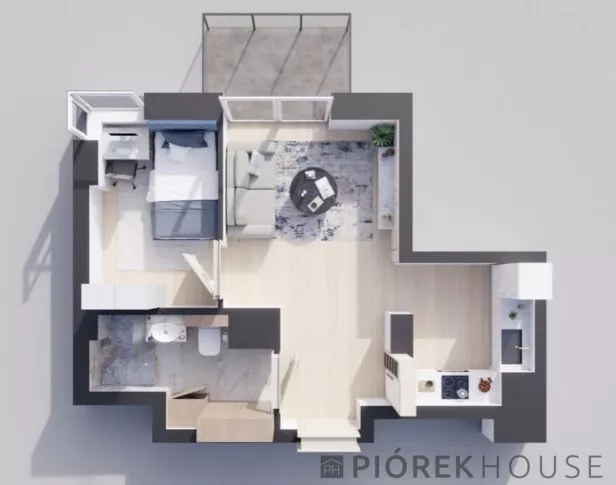 2 pokoje, mieszkanie 35,00 m², piętro 2, oferta nr , 91975/6624/OMS, Marki, Słoneczna