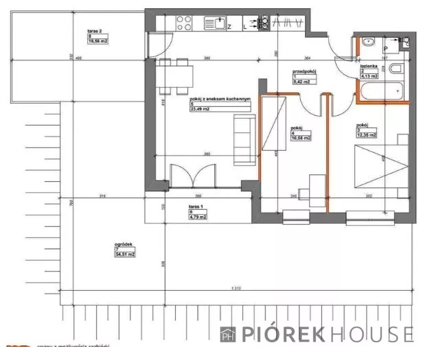 3 pokoje, mieszkanie 59,00 m², parter, oferta nr , 91356/6624/OMS, Warszawa, Białołęka, Białołęka, Konik Polny
