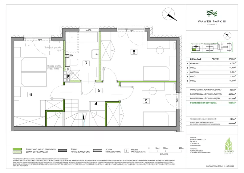 Dom 98,86 m², oferta nr 3A.2, Wawer Park, Warszawa, Wawer, Aleksandrów, ul. Zagórzańska 52
