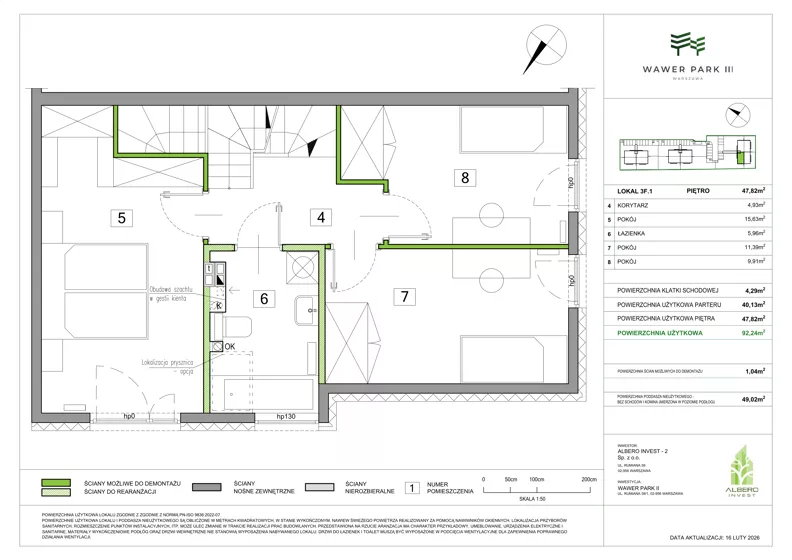 Dom 92,39 m², oferta nr 3F.1, Wawer Park, Warszawa, Wawer, Aleksandrów, ul. Zagórzańska 52