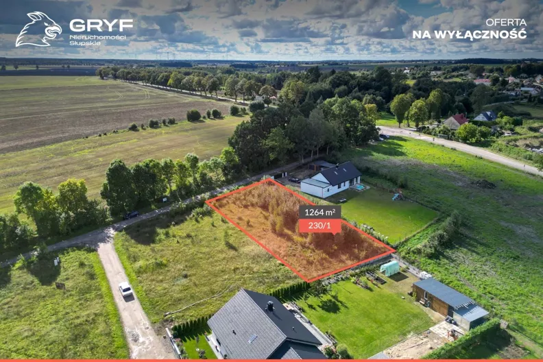Działka 1 264,00 m², oferta nr , GRS-GS-3337, Damnica