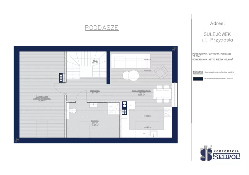 Dom 191,50 m², oferta nr 1, Domy Bliźniacze Sulejówek, Sulejówek, ul. Przybosia