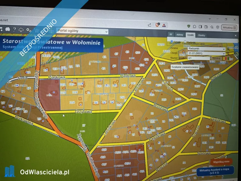 Działka 1 714,00 m², oferta nr , 44198, Radzymin, Piaskowa 4