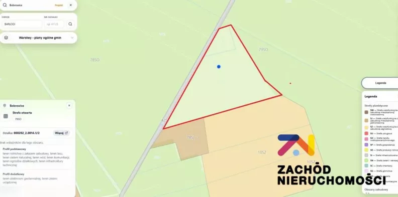 Działka 32 400,00 m², oferta nr , 168920227, Tarnawa Krośnieńska