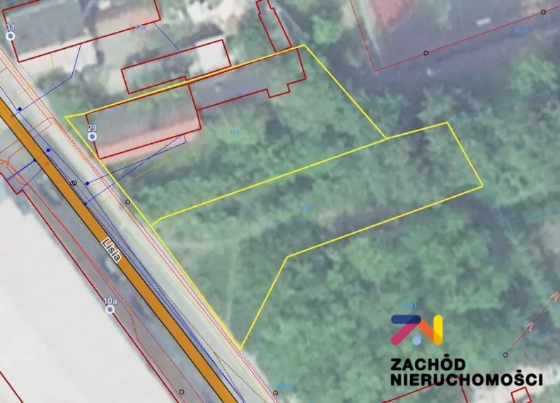 Działka 493,00 m², oferta nr , 160210227, Zielona Góra