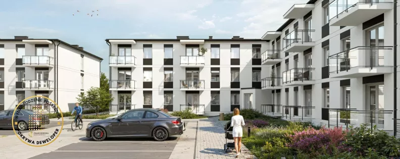 3 pokoje, mieszkanie 51,56 m², piętro 1, oferta nr , 815315, Dominów