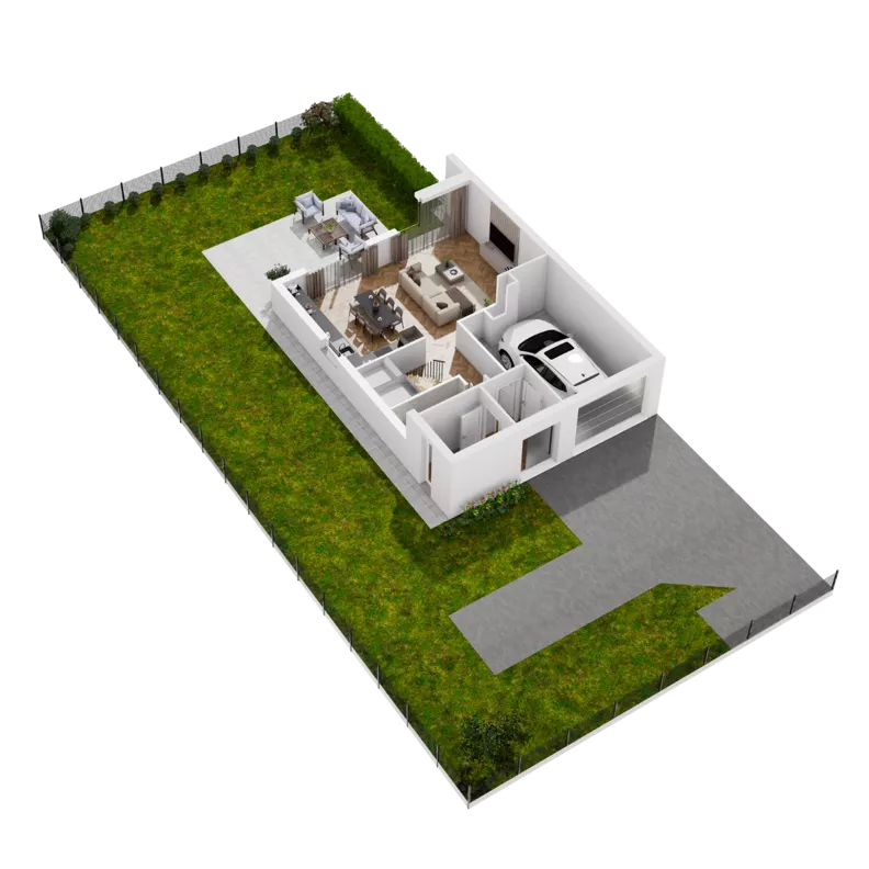 Dom 148,86 m², oferta nr D1.A, Awionika, Gdańsk, Matarnia, ul. Radiowa