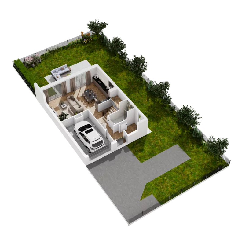 Dom 148,86 m², oferta nr D1.B, Awionika, Gdańsk, Matarnia, ul. Radiowa