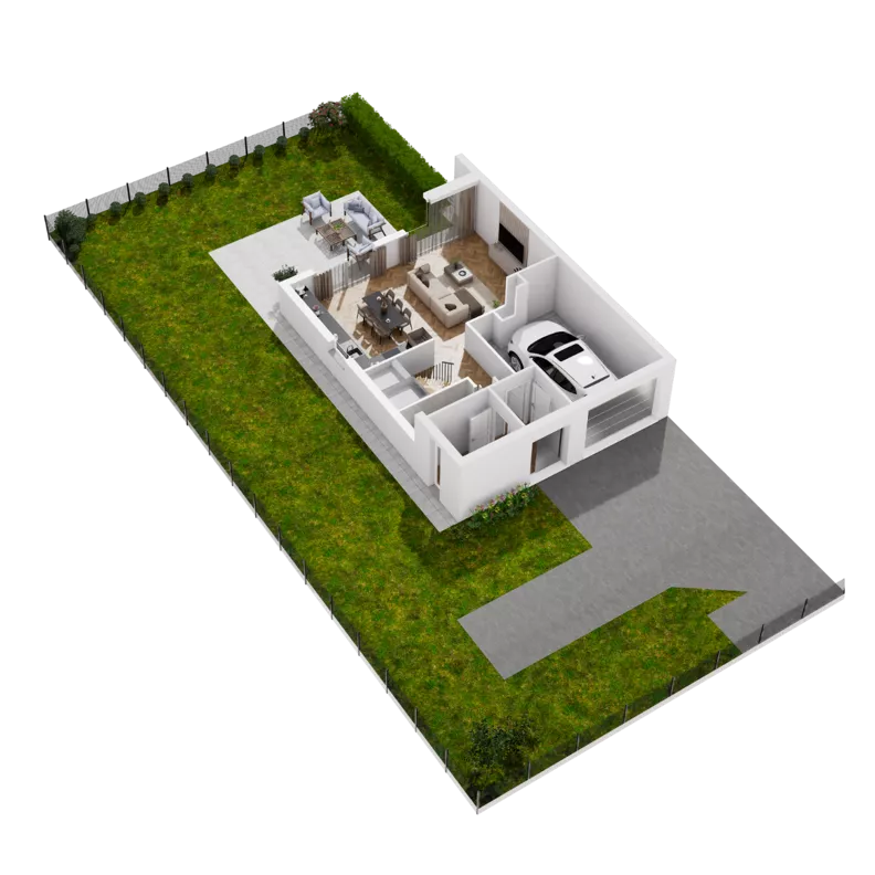 Dom 148,86 m², oferta nr D2.A, Awionika, Gdańsk, Matarnia, ul. Radiowa