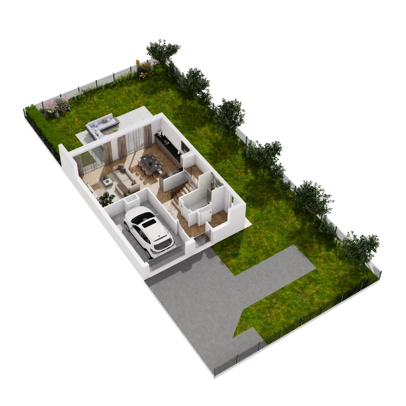 Dom 148,86 m², oferta nr D2.B, Awionika, Gdańsk, Matarnia, ul. Radiowa