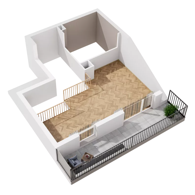 2 pokoje, mieszkanie 93,94 m², piętro 2, oferta nr B1.A.07, Awionika, Gdańsk, Matarnia, ul. Radiowa