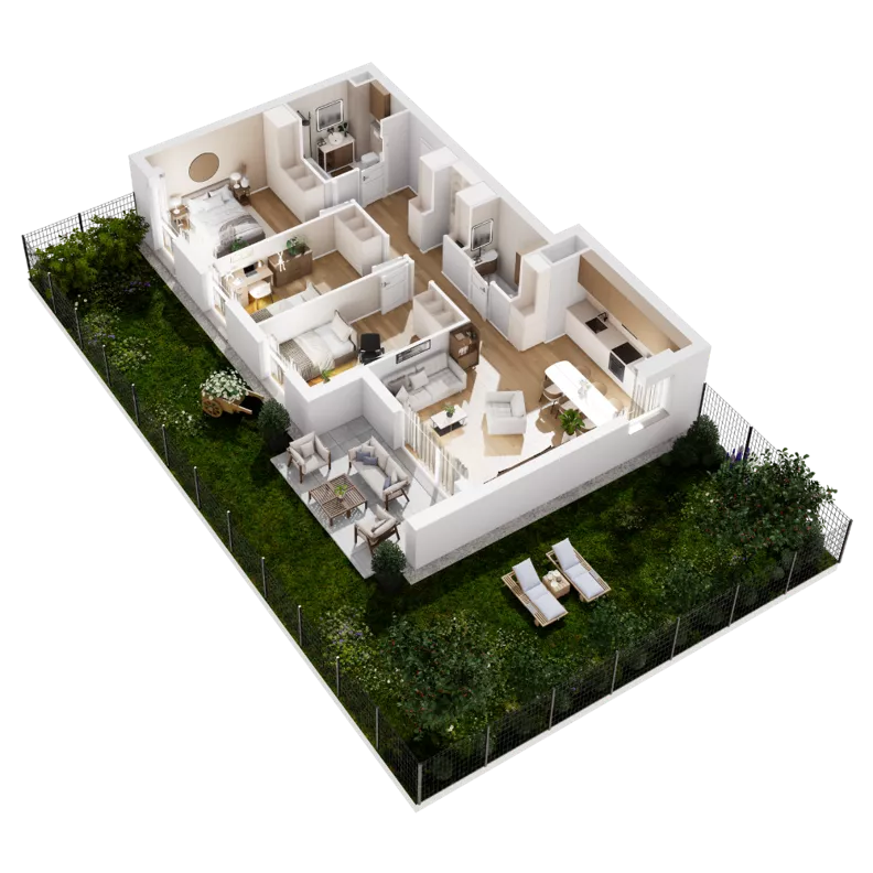 4 pokoje, mieszkanie 78,31 m², parter, oferta nr 8.A.02, Nowe Południe - budynek 8, Gdańsk, Orunia Górna-Gdańsk Południe, Maćkowy, ul. Starogrodzka / Borkowska