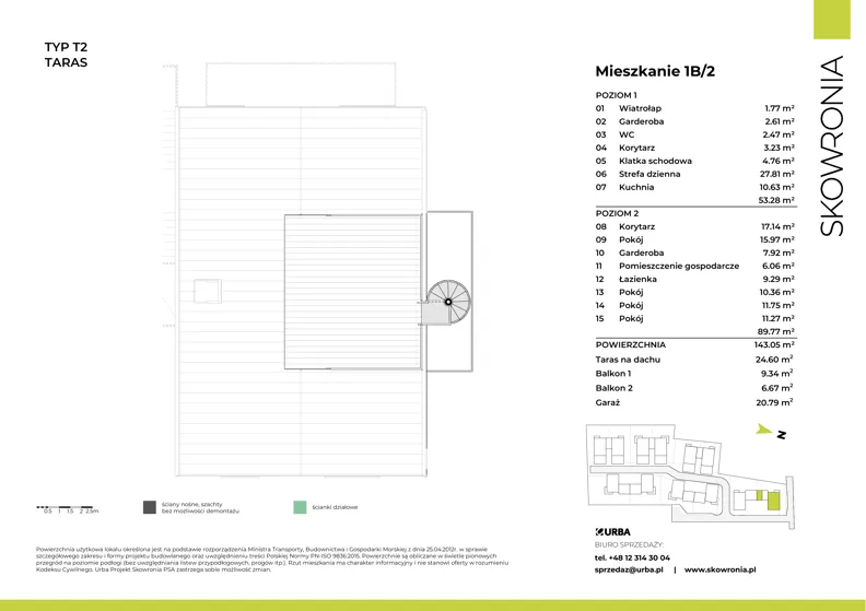 Dom 143,05 m², oferta nr 3L/2, Skowronia Domy, Kraków, Podgórze Duchackie, Wola Duchacka, ul. Skowronia