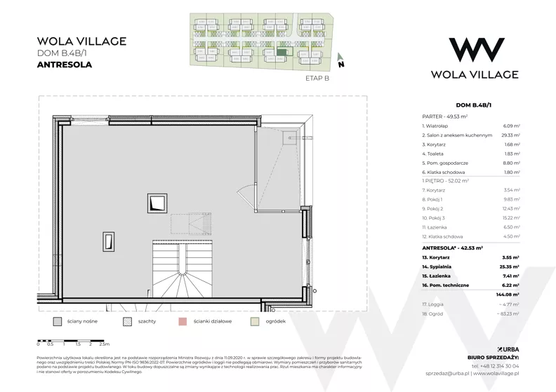 Dom 101,55 m², oferta nr B.4B/1, Wola Village, Kraków, Zwierzyniec, Wola Justowska, ul. Podłużna