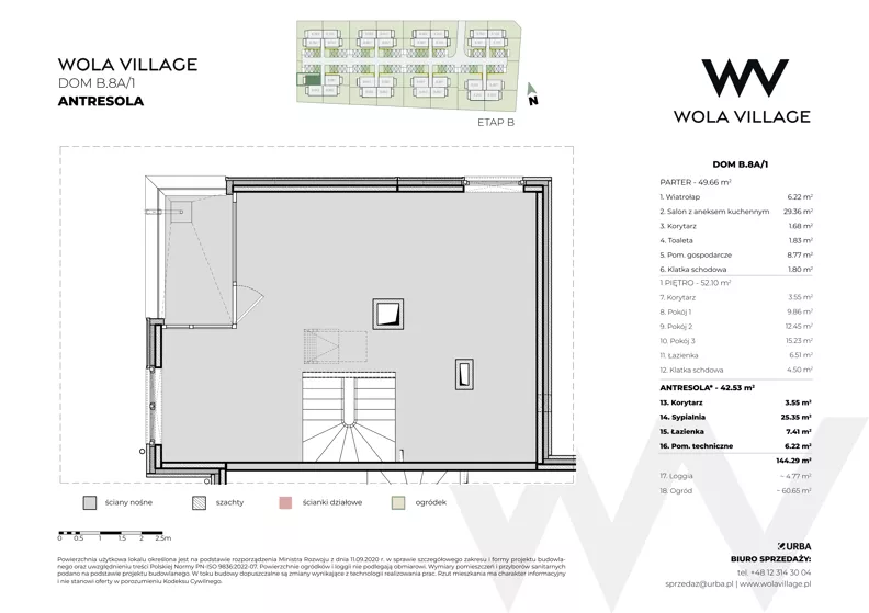Dom 101,76 m², oferta nr B.8A/1, Wola Village, Kraków, Zwierzyniec, Wola Justowska, ul. Podłużna