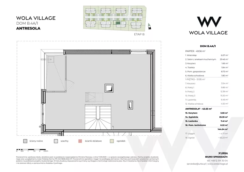 Dom 101,51 m², oferta nr B.4A/1, Wola Village, Kraków, Zwierzyniec, Wola Justowska, ul. Podłużna