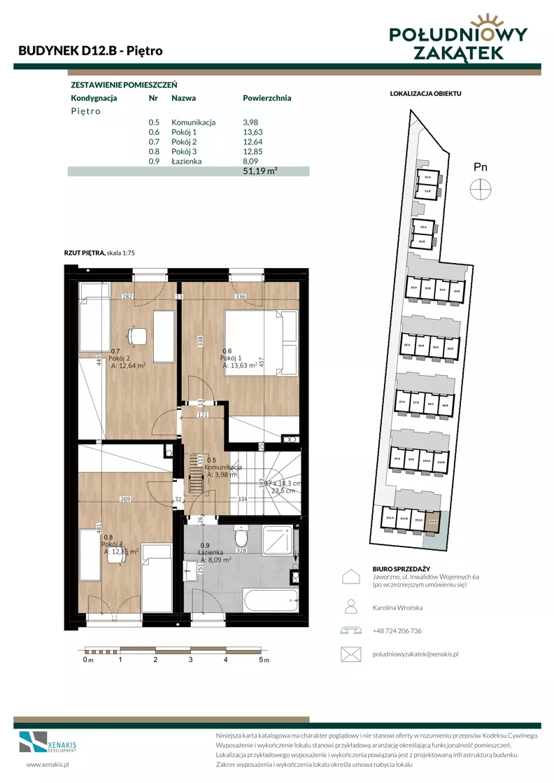 Dom 104,09 m², oferta nr D12.B, Południowy Zakątek, Mysłowice, ul. Białobrzeska