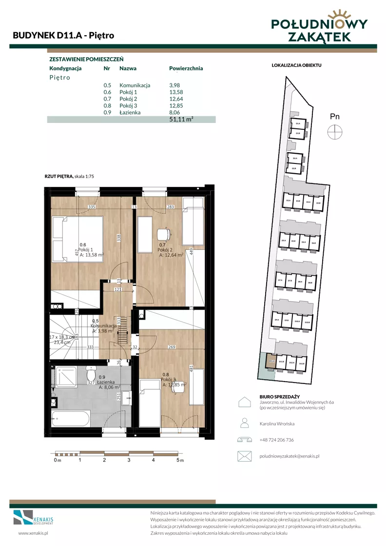 Dom 103,91 m², oferta nr D11.A, Południowy Zakątek, Mysłowice, ul. Białobrzeska