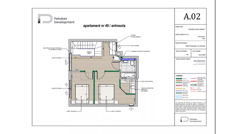 1 pokój, mieszkanie 83,81 m², piętro 3, oferta nr 49, CASA BAIA, Hel, ul. Stefana Żeromskiego 3