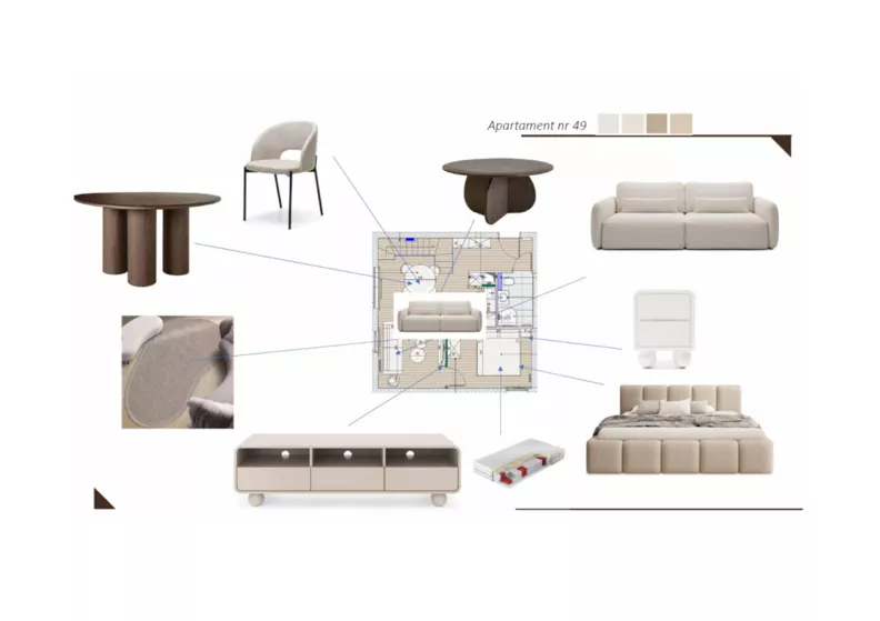 1 pokój, mieszkanie 83,81 m², piętro 3, oferta nr 49, CASA BAIA, Hel, ul. Stefana Żeromskiego 3