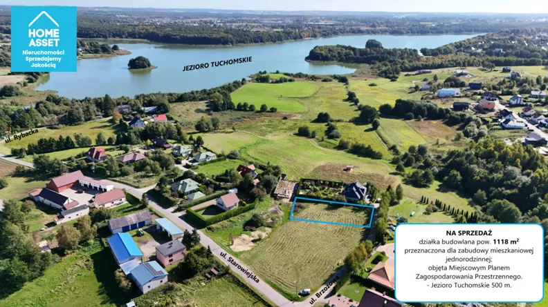 Działka 1 114,00 m², oferta nr , HS660030, Warzno, Brzozowa