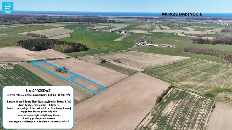 Działka 11 988,00 m², oferta nr , HS648652, Sobieńczyce, Jarzębinowa