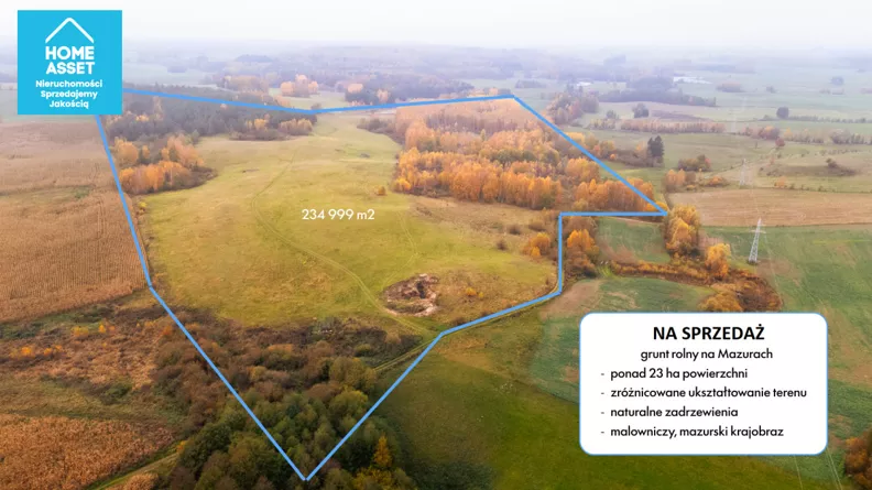 Działka 234 999,00 m², oferta nr , HS715205, Wężówka