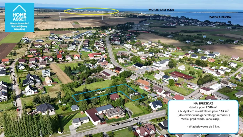 Działka 2 000,00 m², oferta nr , HS595621, Gnieżdżewo, Wyzwolenia 1920