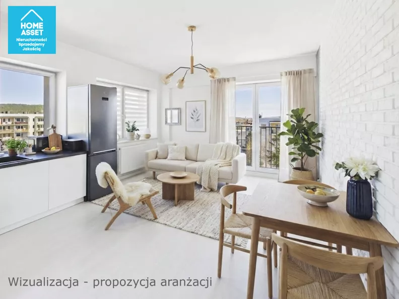 3 pokoje, mieszkanie 55,41 m², piętro 4, oferta nr , HS506089, Wejherowo, Rybacka