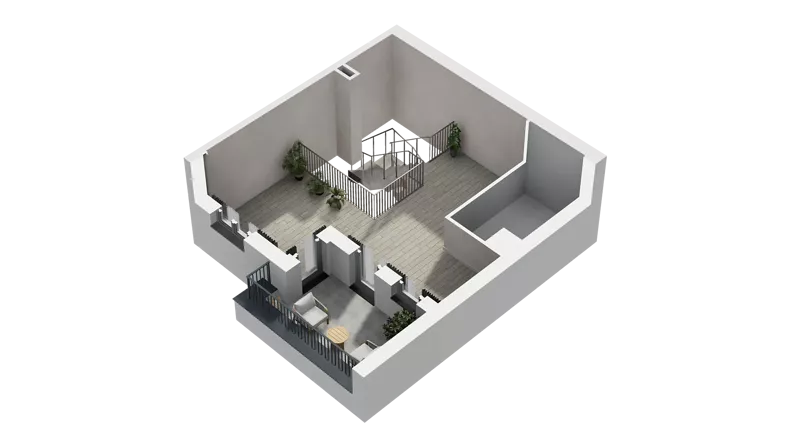 2 pokoje, mieszkanie 74,20 m², piętro 1, oferta nr 16D.2, Przystań Sobieszewo, Gdańsk, Wyspa Sobieszewska, ul. Narcyzowa