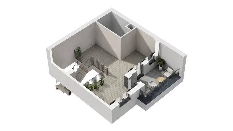 2 pokoje, mieszkanie 74,20 m², piętro 1, oferta nr 16D.2, Przystań Sobieszewo, Gdańsk, Wyspa Sobieszewska, ul. Narcyzowa