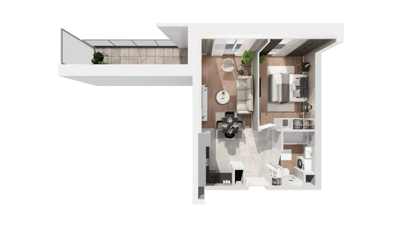 2 pokoje, apartament 41,10 m², piętro 16, oferta nr C-16-179C, ATAL Olimpijska, Katowice, Śródmieście, Bogucice, ul. Olimpijska / al. Korfantego