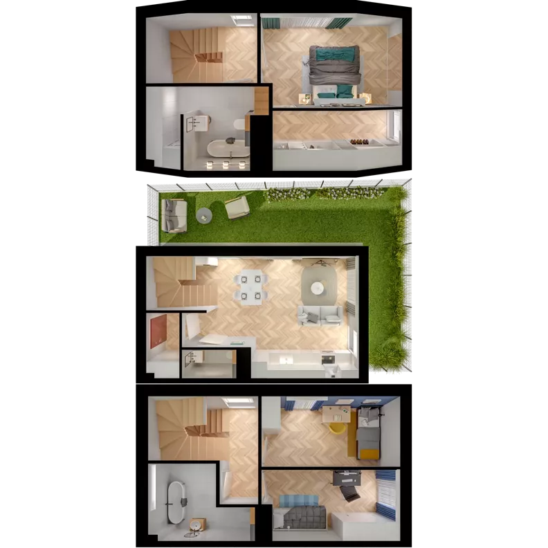 4 pokoje, mieszkanie 87,98 m², parter, oferta nr 29.1, ATAL Jasieny II, Gdańsk, Jasień, ul. Stężycka