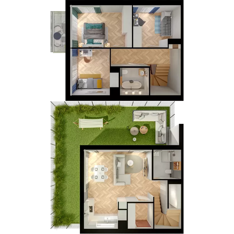 Dom 82,24 m², oferta nr 22.2, ATAL Jasieny II - domy, Gdańsk, Jasień, ul. Stężycka