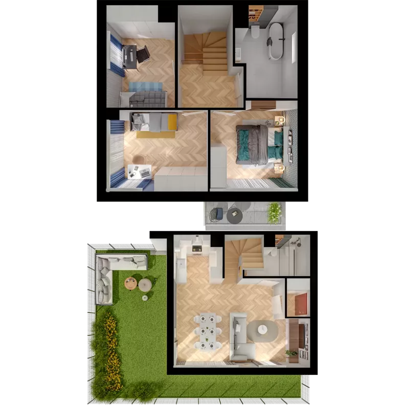 Dom 83,46 m², oferta nr 14.2, ATAL Jasieny II - domy, Gdańsk, Jasień, ul. Stężycka
