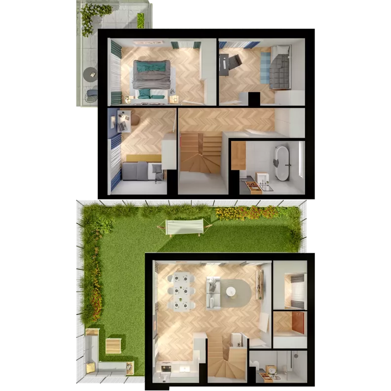 Dom 85,38 m², oferta nr 16.1, ATAL Jasieny II - domy, Gdańsk, Jasień, ul. Stężycka