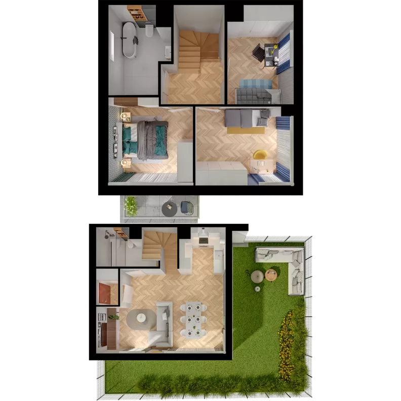 Dom 83,46 m², oferta nr 17.2, ATAL Jasieny II - domy, Gdańsk, Jasień, ul. Stężycka