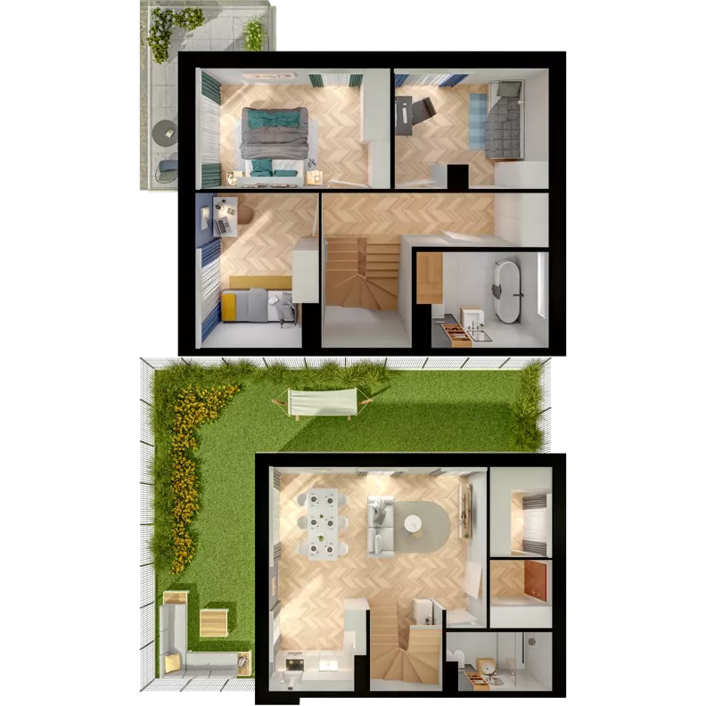 Dom 85,38 m², oferta nr 18.1, ATAL Jasieny II - domy, Gdańsk, Jasień, ul. Stężycka