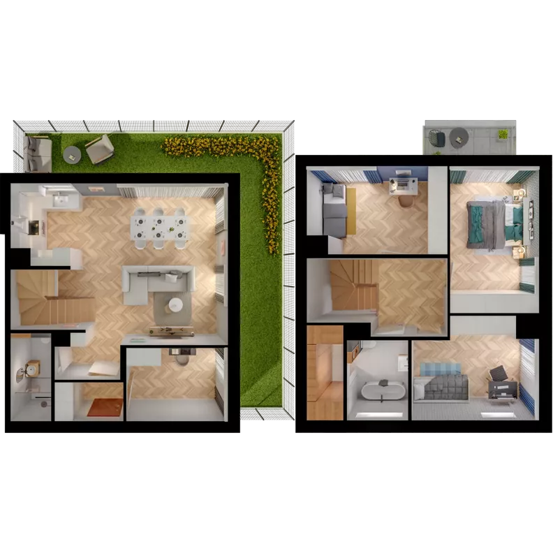 Dom 101,23 m², oferta nr 20.1, ATAL Jasieny II - domy, Gdańsk, Jasień, ul. Stężycka