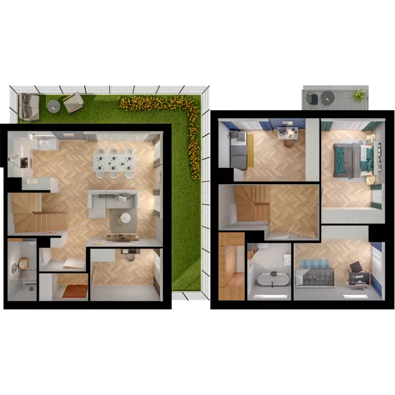 Dom 101,23 m², oferta nr 22.1, ATAL Jasieny II - domy, Gdańsk, Jasień, ul. Stężycka